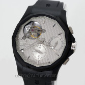Corum Admirals Cup Seafender Tourbillon 47 Ref 01.0115 Aluminum Silver Dial